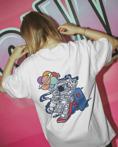 A S T R O ✦ N A U T Unisex Terry Oversized Tee